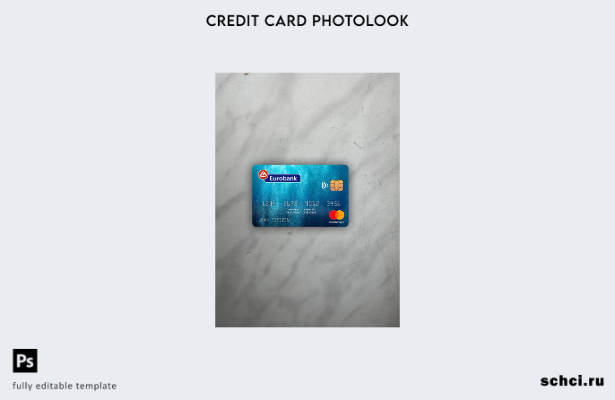 цифровая загрузка Греция Eurobank ergasias mastercard фотовид переднего шаблона